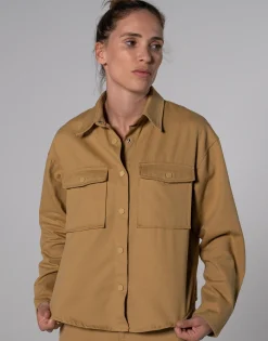 New THEAD. - HAILEY SHIRT Camel