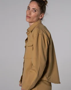 New THEAD. - HAILEY SHIRT Camel