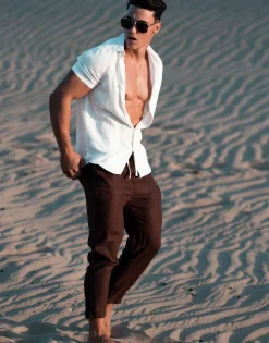 THEAD. - JOEY PANT Marron Outlet