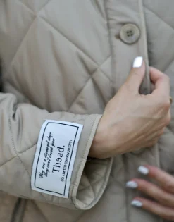 THEAD. - JORDY PUFF JACKET Beige Online