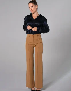 THEAD. - KLOE PANT Camel Clearance