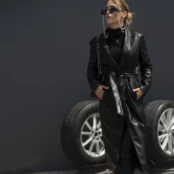 THEAD. - LINDSEY TRENCH Noir Outlet