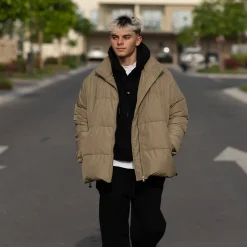 THEAD. - PUFFER JACKET Kaki Best