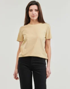 Tommy Hilfiger - 1985 REG MINI CORP LOGO C-NK SS Beige Discount