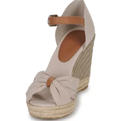 Hot Tommy Hilfiger - BASIC OPEN TOE HIGH WEDGE Beige