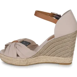 Hot Tommy Hilfiger - BASIC OPEN TOE HIGH WEDGE Beige