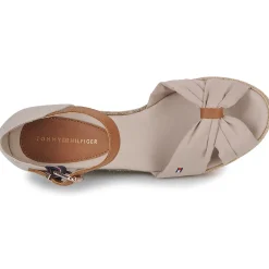 Hot Tommy Hilfiger - BASIC OPEN TOE HIGH WEDGE Beige