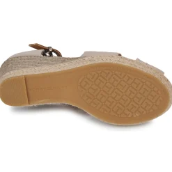 Hot Tommy Hilfiger - BASIC OPEN TOE HIGH WEDGE Beige