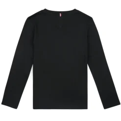 Tommy Hilfiger - BOYS BASIC CN KNIT L/S Noir Discount