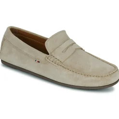 Online Tommy Hilfiger - CASUAL HILFIGER SUEDE DRIVER Beige