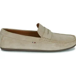 Online Tommy Hilfiger - CASUAL HILFIGER SUEDE DRIVER Beige