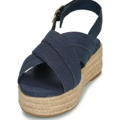 Tommy Hilfiger - DENIM ESPADRILLE PLATFORM SANDAL Marine Online