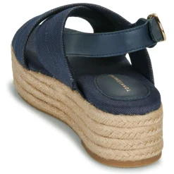 Tommy Hilfiger - DENIM ESPADRILLE PLATFORM SANDAL Marine Online