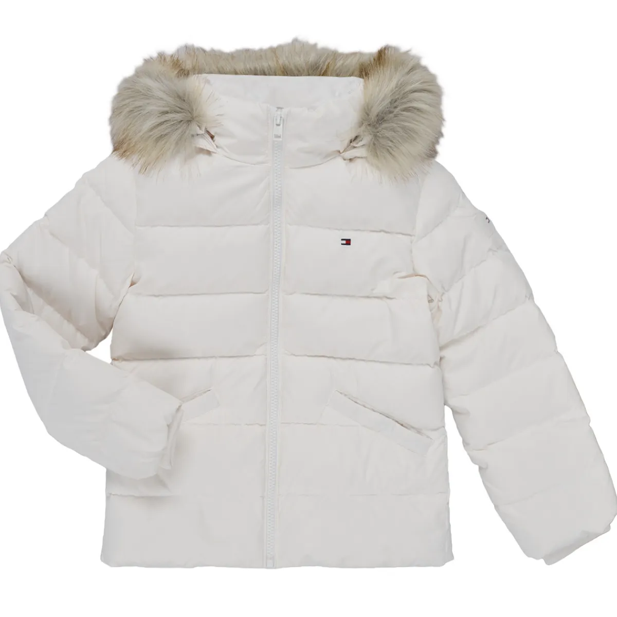 Tommy Hilfiger - ESSENTIAL DOWN FUR HOOD JACKET