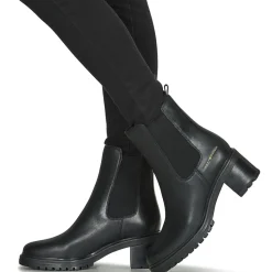 Tommy Hilfiger - ESSENTIAL MIDHEEL LEATHER BOOTIE Noir Best