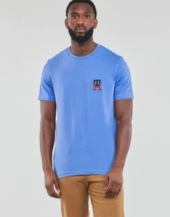 Tommy Hilfiger - ESSENTIAL MONOGRAM TEE Bleuciel Outlet