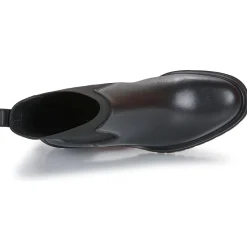 Tommy Hilfiger - FLAG MID HEEL LEATHER CHELSEA Noir Online