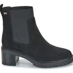 Tommy Hilfiger - FLAG MID HEEL SUEDE CHELSEA