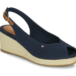 Tommy Hilfiger - FLAG MID WEDGE ESPAD SLINGBACK Marine