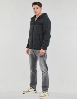 Sale Tommy Hilfiger - GMD PADDED HOODED JACKET Noir