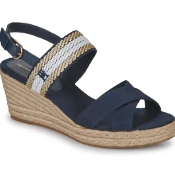 Tommy Hilfiger - GOLDEN WEBBING MID WEDGE Marine Best