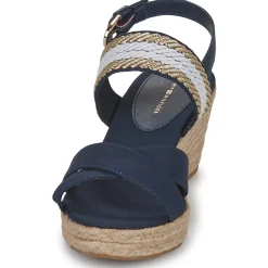 Tommy Hilfiger - GOLDEN WEBBING MID WEDGE Marine Best