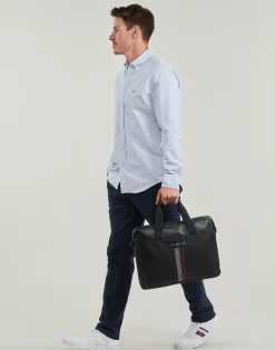 New Tommy Hilfiger - HERITAGE OXFORD STRIPE RF SHIRT Bleu