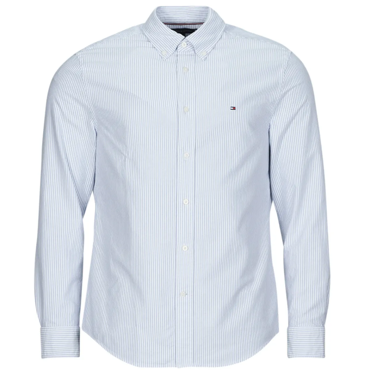New Tommy Hilfiger - HERITAGE OXFORD STRIPE RF SHIRT Bleu