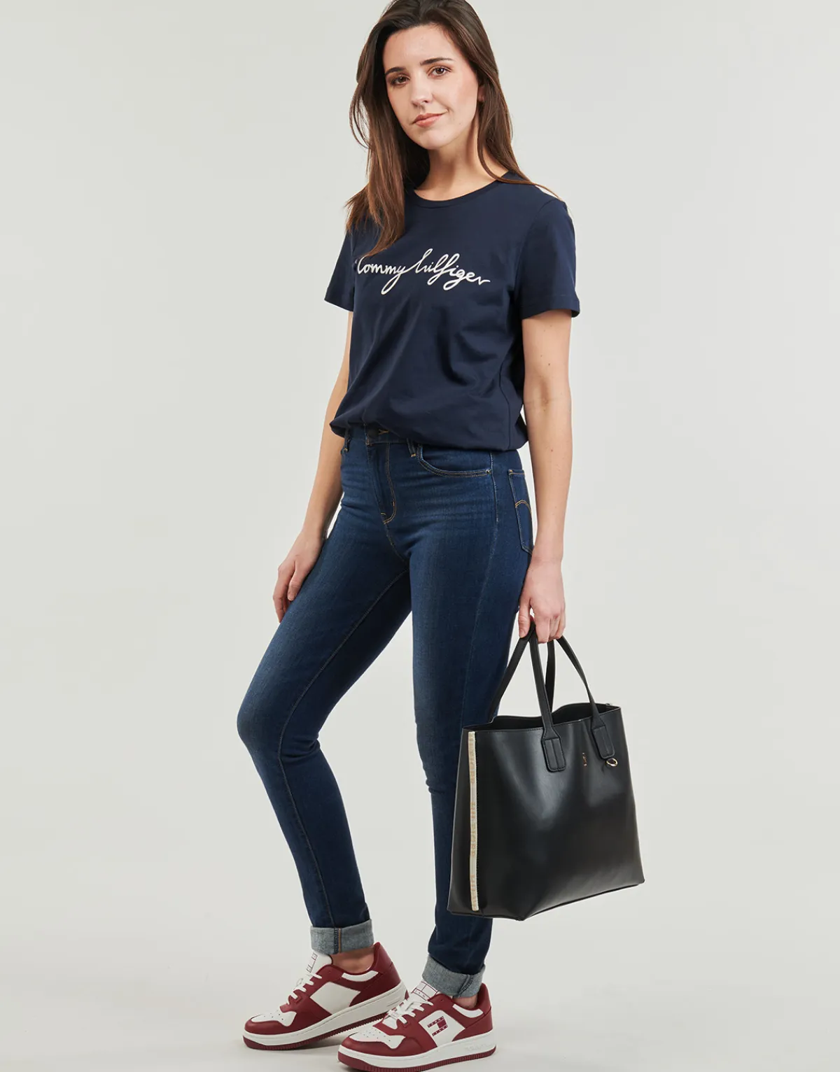 Tommy Hilfiger - HERITAGE CREW NECK GRAPHIC TEE Marine Discount