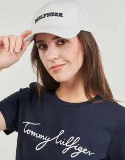 Tommy Hilfiger - HERITAGE CREW NECK GRAPHIC TEE Marine Discount