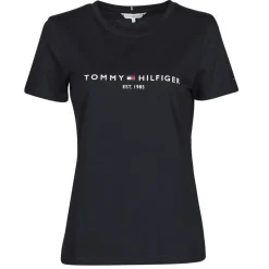Discount Tommy Hilfiger - HERITAGE HILFIGER CNK RG TEE Marine