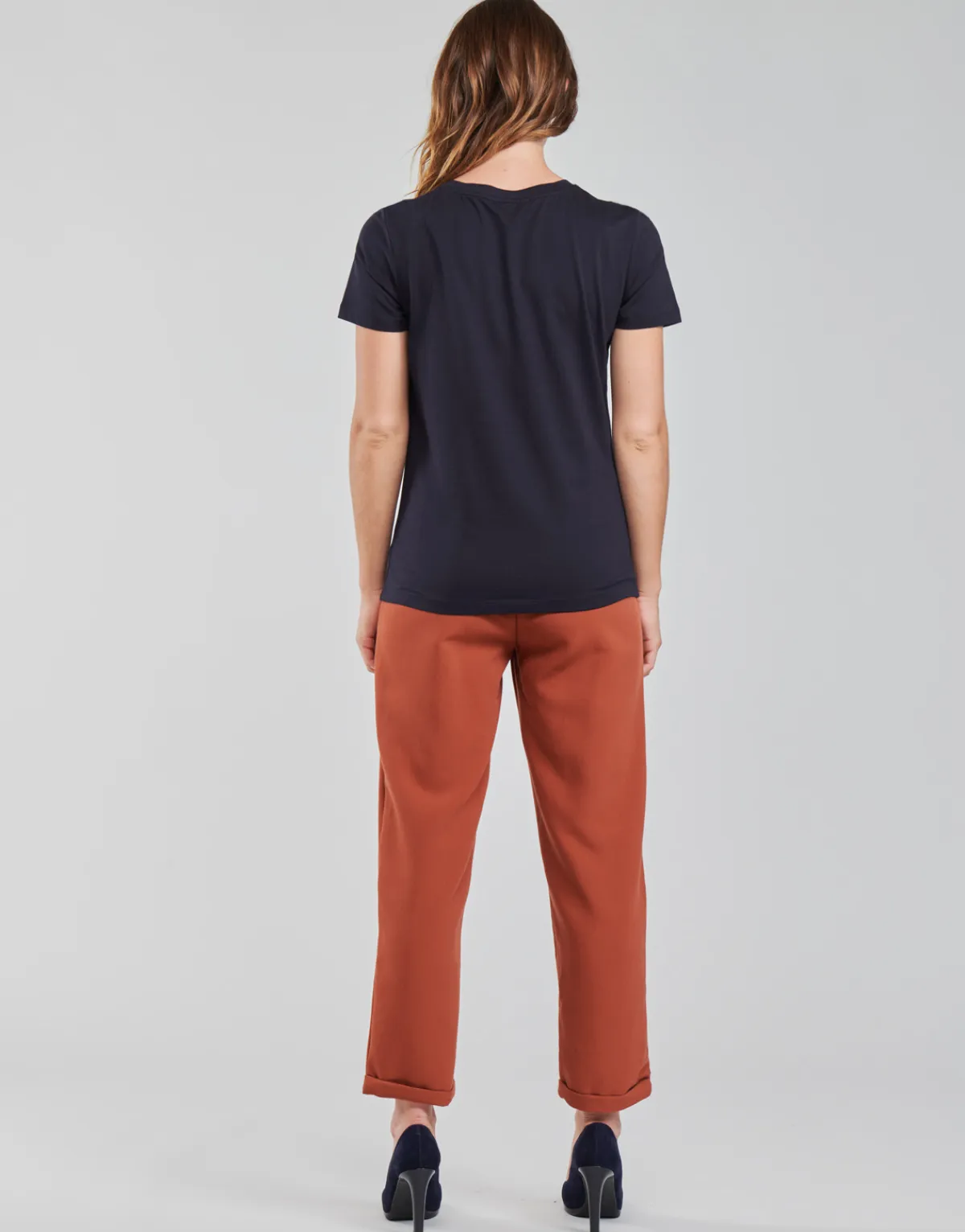 Discount Tommy Hilfiger - HERITAGE HILFIGER CNK RG TEE Marine