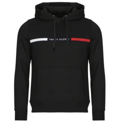 Discount Tommy Hilfiger - HILFIGER CHEST INSERT HOODY Marine