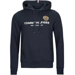 New Tommy Hilfiger - ICON STACK CREST  HOODY Marine