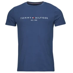 Tommy Hilfiger - LOGO TEE Bleu Online