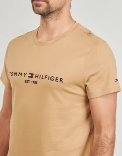 Tommy Hilfiger - LOGO TEE Beige Best