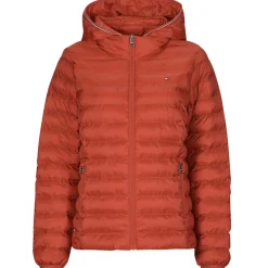 Online Tommy Hilfiger - LW PADDED GLOBAL STRIPE JACKET Rouge