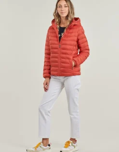 Online Tommy Hilfiger - LW PADDED GLOBAL STRIPE JACKET Rouge