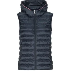 Online Tommy Hilfiger - LW PADDED GLOBAL STRIPE VEST Marine