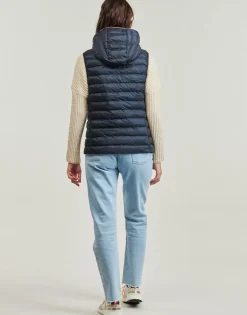 Online Tommy Hilfiger - LW PADDED GLOBAL STRIPE VEST Marine