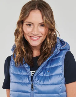 New Tommy Hilfiger - LW PADDED GLOBAL STRIPE VEST Bleu