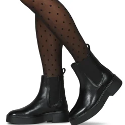 Clearance Tommy Hilfiger - MINIMAL LEATHER CHELSEA LOGOTAPE Noir