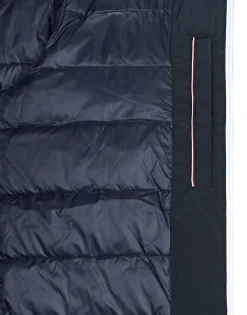 Tommy Hilfiger - MIX MEDIA STAND COLLAR JACKET Marine