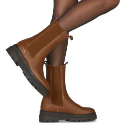 Clearance Tommy Hilfiger - MONOCHROMATIC CHELSEA BOOT Marron