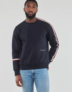 Best Tommy Hilfiger - NEW GLOBAL STRIPE CREWNECK Marine