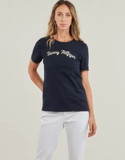 Tommy Hilfiger - REG SCRIPT C-NK SS Marine Discount