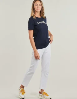Tommy Hilfiger - REG SCRIPT C-NK SS Marine Discount