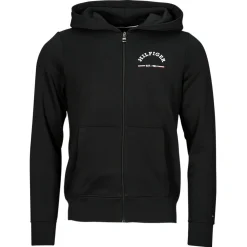 Discount Tommy Hilfiger - ROUNDALL HOODED ZIP THROUGH Noir