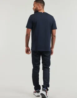 Tommy Hilfiger - SCRIPT LOGO TEE Marine Hot