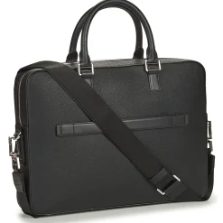 Hot Tommy Hilfiger - TH COATED CANVAS COMPUTER BAG Noir